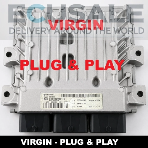 MOTORSTEUERGERÄT SID208 S180129301B 9679009380 für Peugeot Boxer, Citroën Jumper und Fiat Ducato 2.2 HDi – VIRGIN-Version