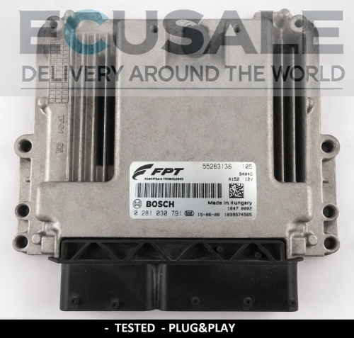 55263136 0281030791 Centralina motore Bosch EDC17C49 Alfa Romeo Giulietta 1.6 JTDM VIRGIN Plug &amp;amp;amp; Play