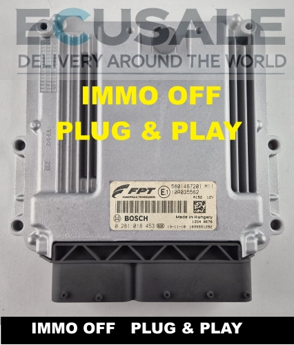 0281018453 5801467201 IMMO OFF Centralina motore ECU Iveco Daily 3.0 HPI HPT Plug &amp;amp;amp; Play