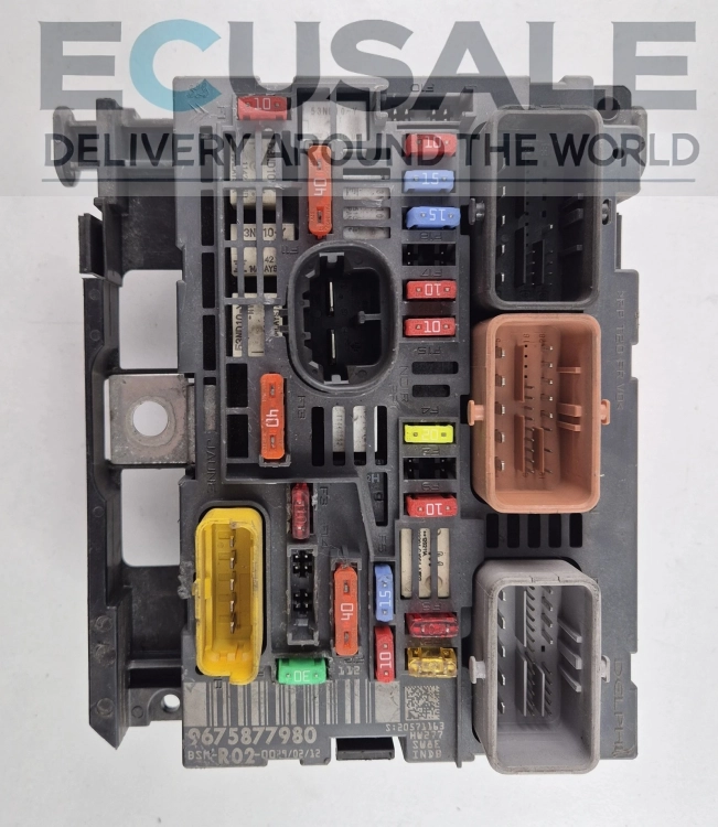 9675877980 BSM-R02 Delphi Caixa de Fusíveis Módulo BSM Citroën Peugeot Testado Garantia OEM