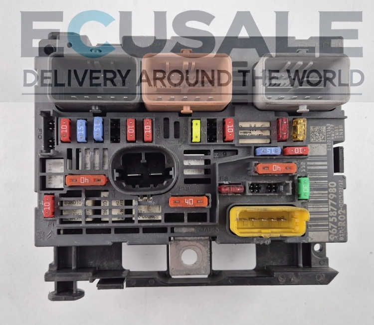 9675877980 BSM-R02 Delphi BSM Modul Sicherungskasten Citroën C4 C5 Peugeot 3008 5008 Geprüft Garantie OEM