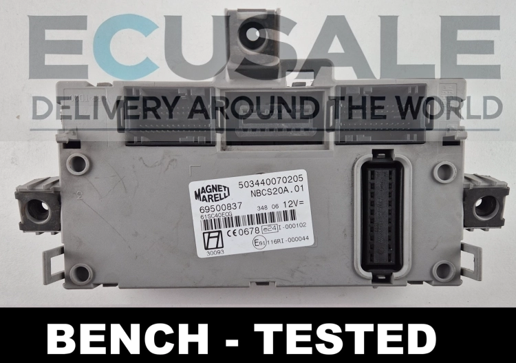 69500837 503440070205 Módulo BCM Body Computer Iveco Daily Magneti Marelli NBCS20A.01 Bench Tested