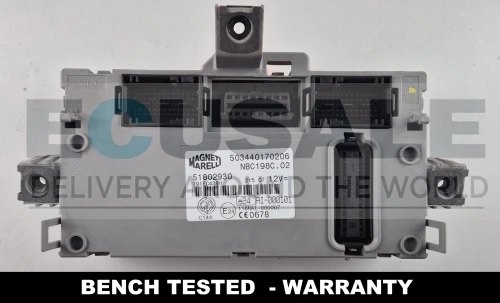503440170206 51802930 módulo BCM Body Computer Fiat Bravo II NBC198C.02 Magneti Marelli
