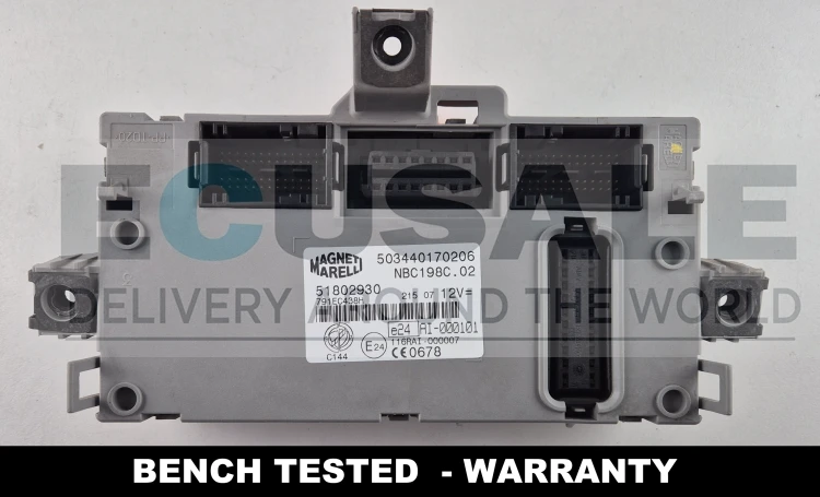 503440170206 51802930 módulo BCM Body Computer Fiat Bravo II NBC198C.02 Magneti Marelli