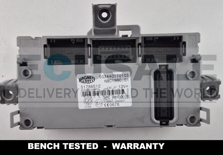503440170103 51786512 módulo BCM Body Computer Fiat Bravo II NBC198C.01 Magneti Marelli