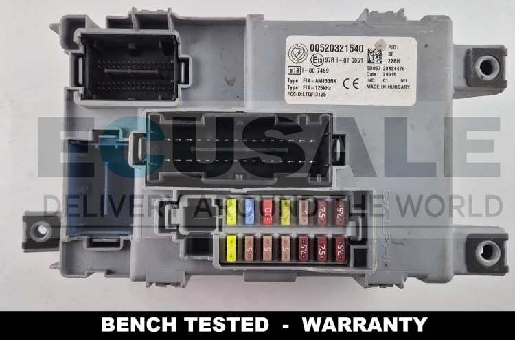 00520321540 52032154 28484476 módulo de controle BCM BSI Fiat Doblo II Delphi