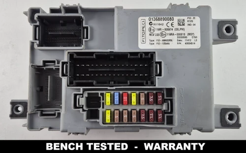 01368890080 28330965 modulo BCM BSI Fiat Fiorino Qubo Citroen Nemo Peugeot Bipper Delphi