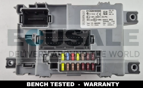01368890080 28330965 módulo de controle BCM BSI Fiat Fiorino Qubo Citroen Nemo Peugeot Bipper Delphi
