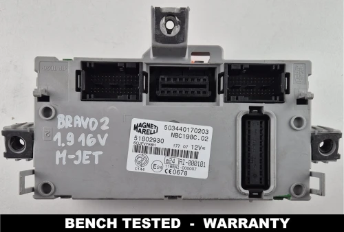 503440170203 51802930 modulo BCM Body Computer Fiat Bravo II 1.9 Multijet NBC198C.02 Magneti Marelli
