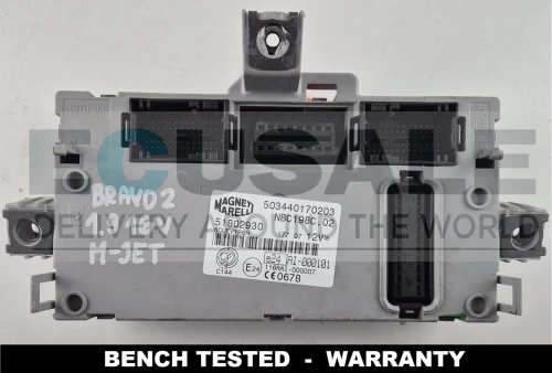 503440170203 51802930 módulo de controle BCM Body Computer Fiat Bravo II 1.9 Multijet NBC198C.02 Magneti Marelli