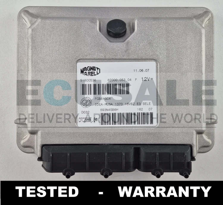 51800536 62000.053.04 CFC228F.04 centralina de transmissão TCU Fiat Idea Lancia Musa Magneti Marelli