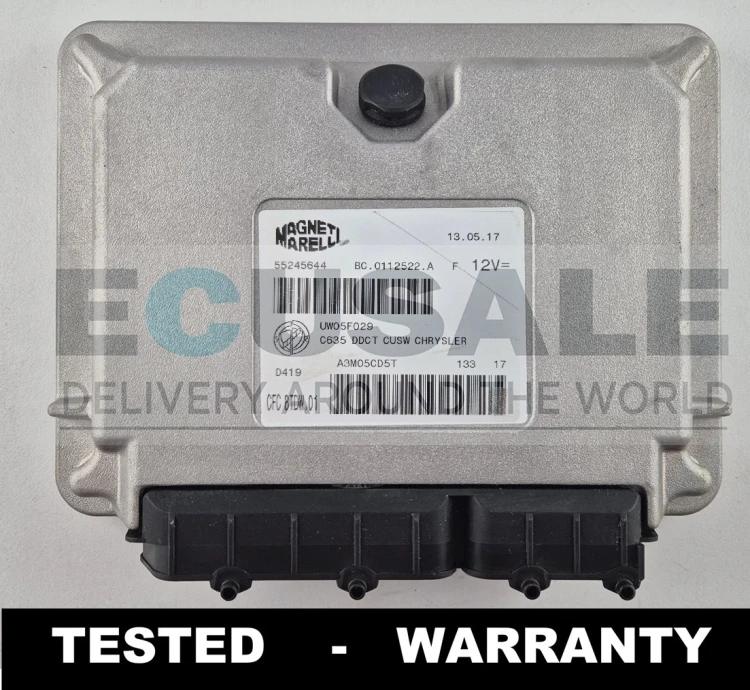 55245644 CFC 8TDW.01 centralina de transmissão TCU Fiat C635 DDCT Magneti Marelli