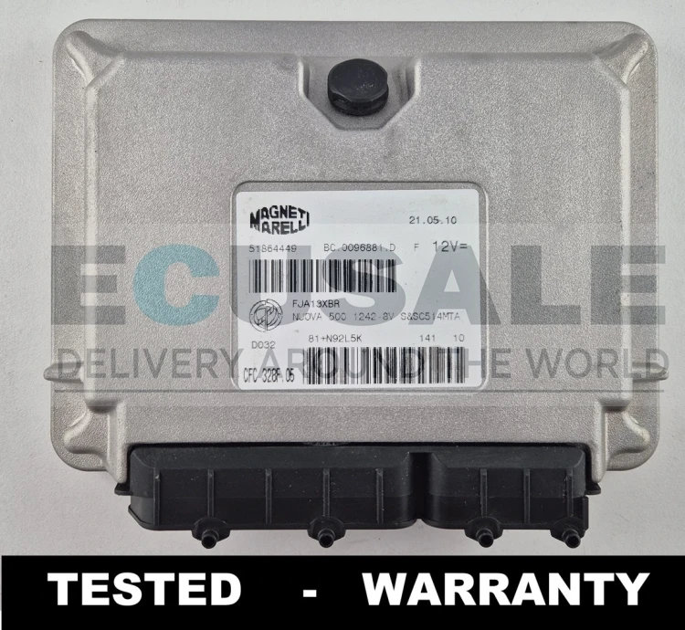 51864449 CFC328F.05 centralina de transmissão TCU Fiat 500 1.2 8V Dualogic Magneti Marelli