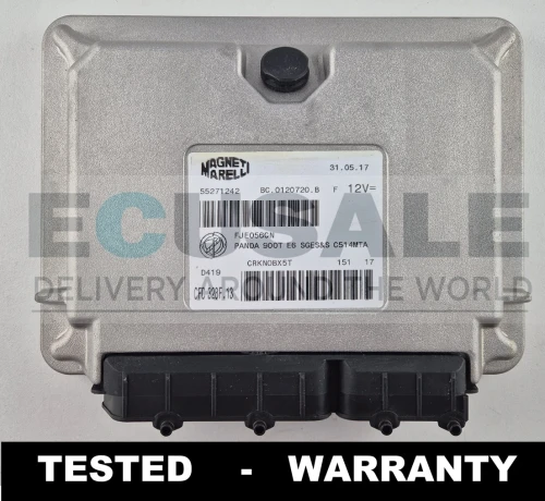 55271242 CFC328F.13 centralina de transmissão TCU Fiat Panda 0.9 TwinAir Dualogic Magneti Marelli