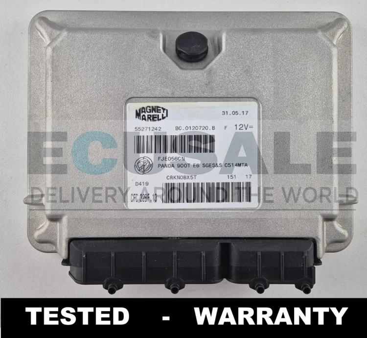 55271242 CFC328F.13 centralina de transmissão TCU Fiat Panda 0.9 TwinAir Dualogic Magneti Marelli