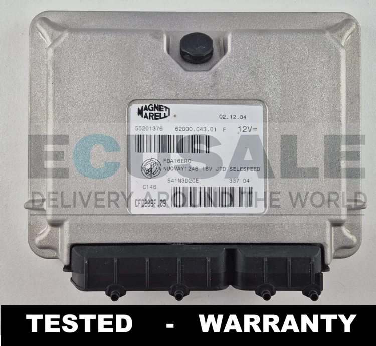 55201376 CFC208F.09 centralina de transmissão TCU Lancia Ypsilon 1.3 JTD Selespeed Magneti Marelli