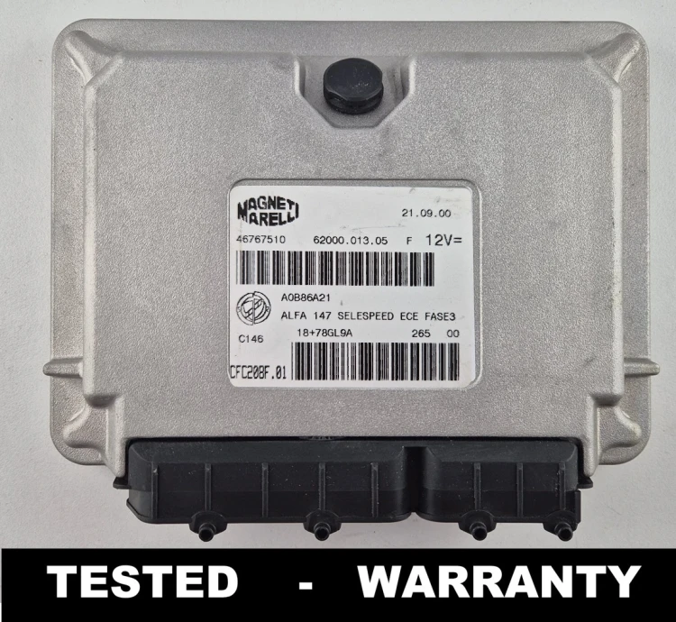 46767510 CFC208F.01 centralina cambio TCU Alfa Romeo 147 Selespeed Magneti Marelli