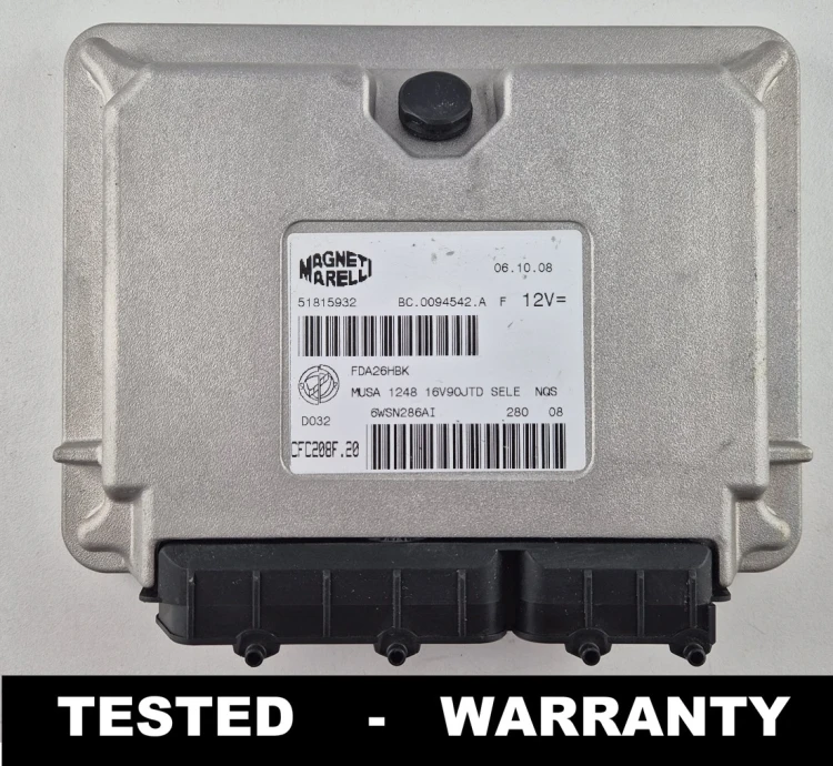 51815932 CFC208F.20 centralina cambio TCU Lancia Musa 1.3 JTD Selespeed Magneti Marelli