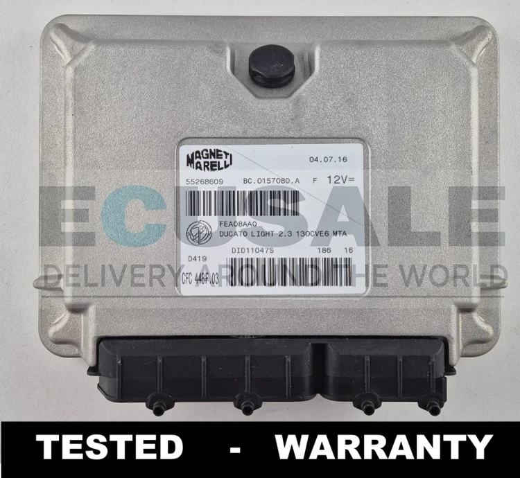 55268609 CFC448F.03 centralina de transmissão TCU Fiat Ducato 2.3 MTA Magneti Marelli