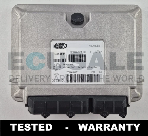 51854504 CFC328F.02 centralina de transmissão TCU Fiat 500 1.2 8V Dualogic Magneti Marelli