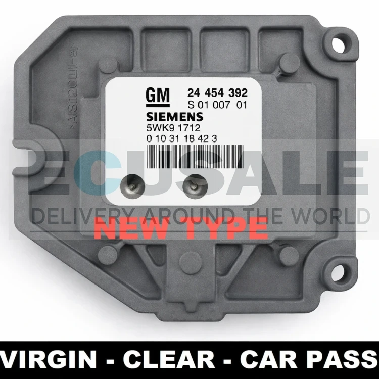 Centralina do motor GM 24454392 Siemens 5WK91712 Opel 1.8 16V modelo mais recente