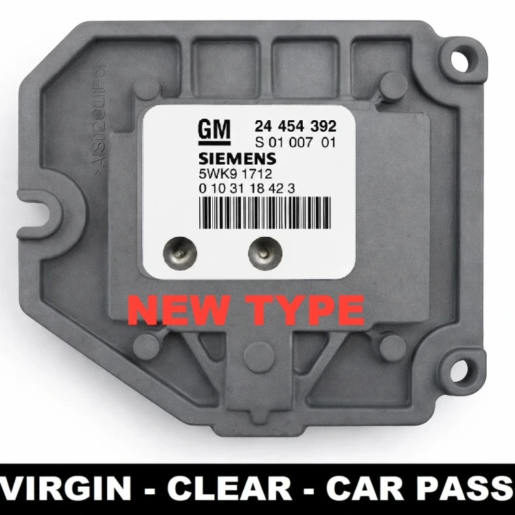 Centralina motore GM 24454392 Siemens 5WK91712 Opel 1.8 16V modello più recente