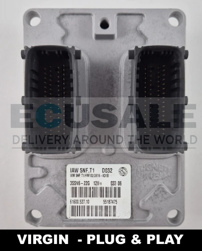 55187475 IAW 5NF.T1 61600.527.10 Centralina do motor Fiat Stilo 1.6 16V Virgin Plug and Play