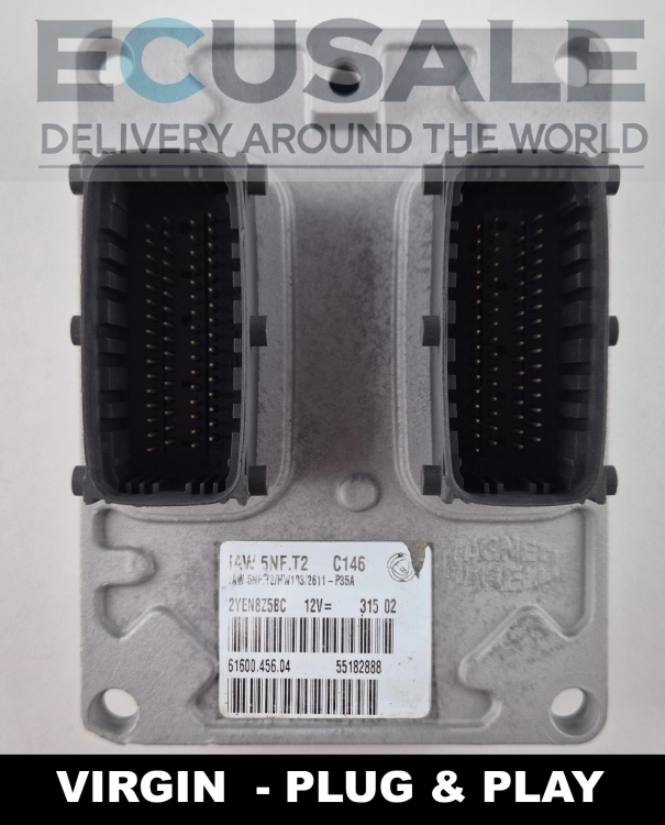 55182888 IAW 5NF.T2 61600.456.04 Motorsteuergerät Fiat Stilo 1.6 16V Virgin Plug and Play