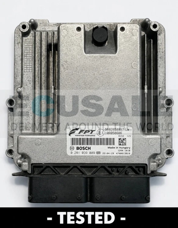 centralina do motor ECU 0281039009 5802858897 Iveco Daily 2.3 Diesel Euro 6
