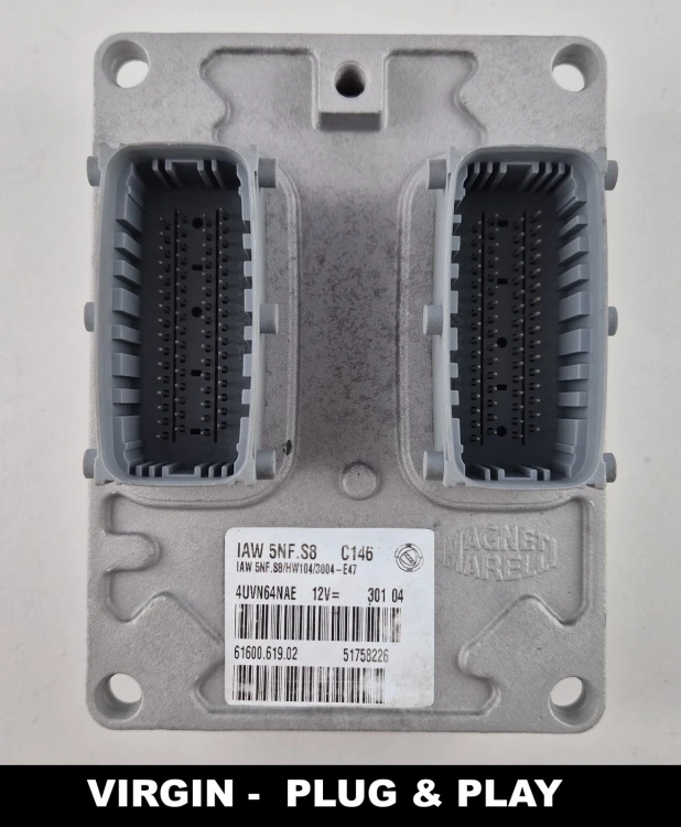 Centralina motore 51758226 61600.619.02 IAW 5NF.S8 Fiat Panda 1.2 8V Virgin Plug &amp;amp;amp; Play