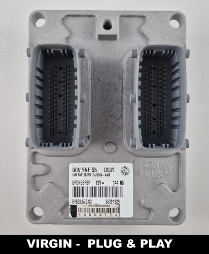 55201829 61600.579.03 IAW 5NF.S5 Centralina motore Fiat Panda 1.2 8V Virgin Plug &amp;amp;amp; Play