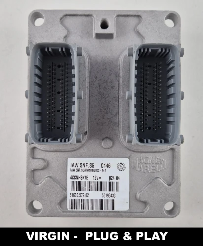55193433 61600.579.02 IAW 5NF.S5 Centralina motore Fiat Panda 1.2 8V Virgin Plug &amp;amp;amp; Play