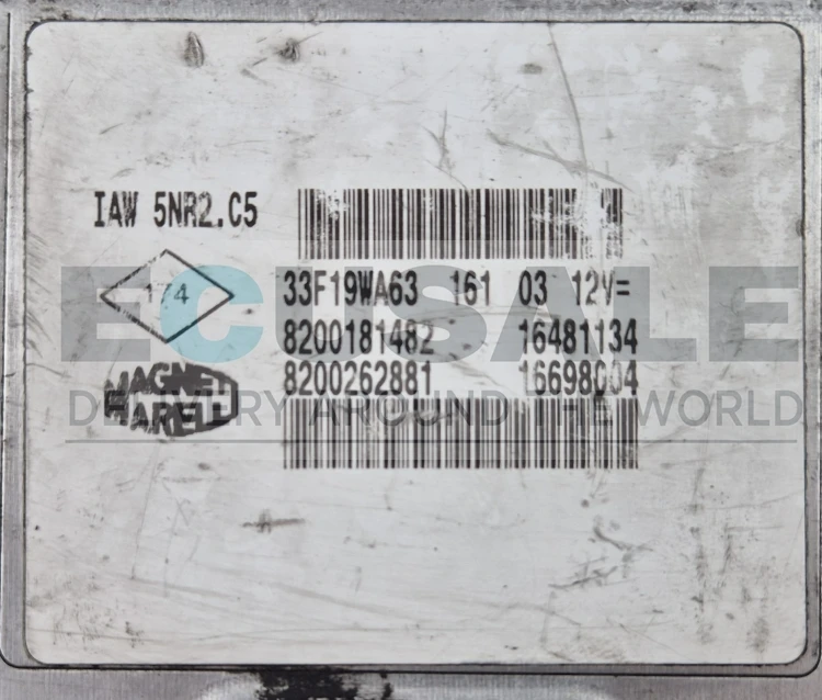 Centralina do motor Renault Kangoo 1.2 16V 8200262881 Magneti Marelli
