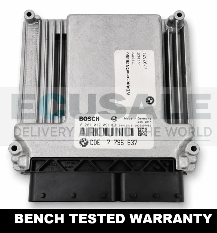 Centralina do motor Bosch EDC16C1 0281012091 7796637 BMW 530d E60 E61 3.0d