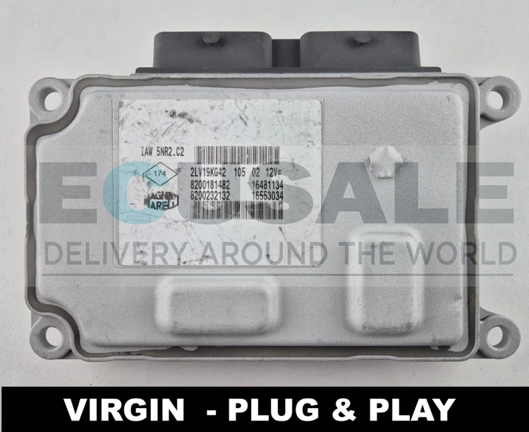 Centralina do motor 8200232132 Magneti Marelli IAW 5NR2.C2 8200181482  Renault Clio 1.2 16V VIRGIN