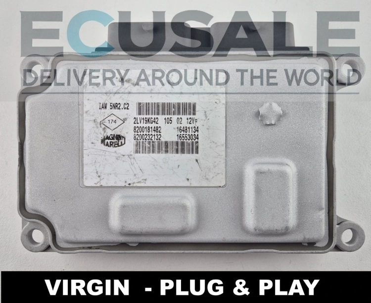 Motorsteuergerät 8200232132 Magneti Marelli IAW 5NR2.C2 8200181482  Renault Clio 1.2 16V VIRGIN