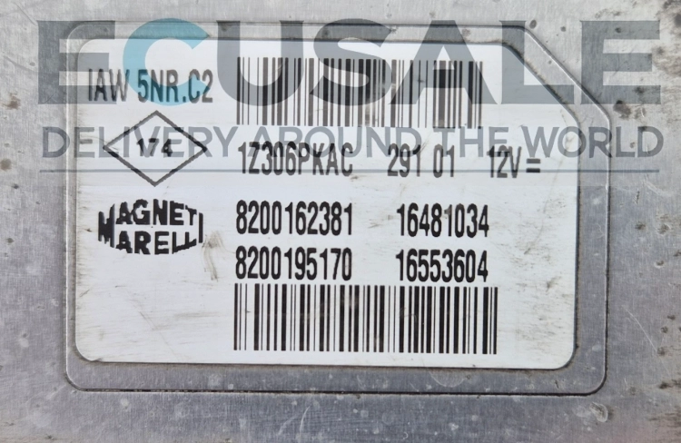 Motorsteuergerät Magneti Marelli IAW 5NR.C2 8200162381 8200195170 Renault Clio 1.2 16V
