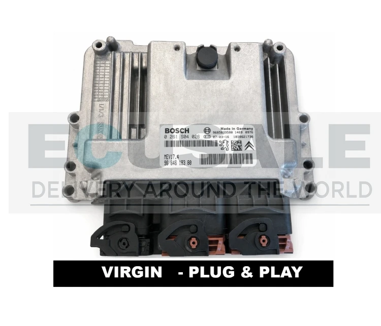0261S04026 9664618380 centralina do motor Bosch MEV17.4 Peugeot 207, 207 CC 1.6 VTi