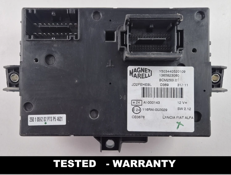 modulo BSI BCM Magneti Marelli 1365823080 Y503440520109 Fiat Ducato, Peugeot Boxer, Citroën Jumper