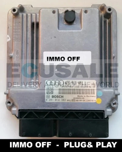 centralina do motor Bosch EDC16CP34 4F5910401L 0281014383 do Audi A6 C6 2.7 TDI IMMO OFF Plug &amp;amp;amp; Play