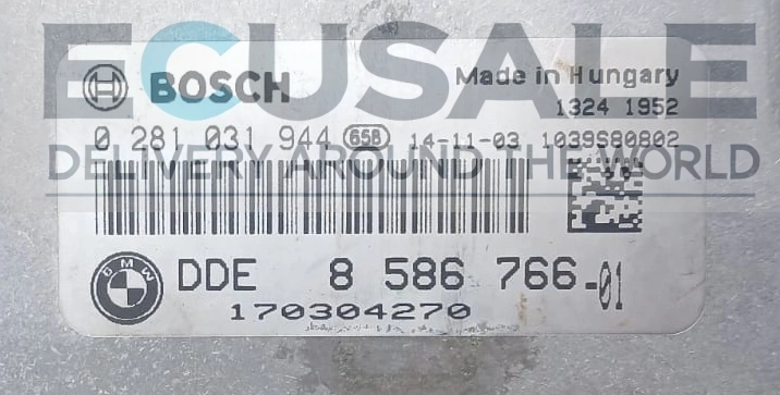 Motorsteuergerät Bosch DDE 8586766 0281031944 1039S80802 BMW Serii 2 F45 F46 i MINI F55 F56 Programmierung erforderlich