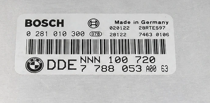 0281010300 BMW DDE 7788053 IMMO OFF Plug &amp;amp;amp; Play centralina motore Bosch
