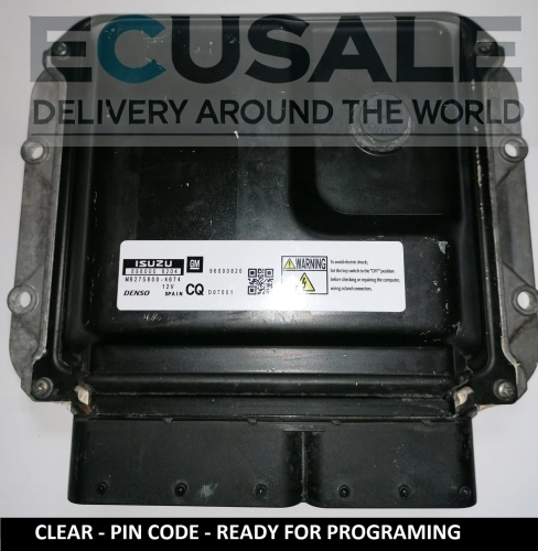 ECU 98000820 CQ MB275800-4674 98000820CQ CENTRALINA DO MOTOR OPEL