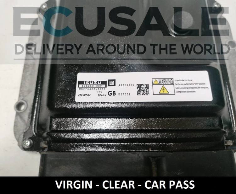 ECU 98053909 GB OPEL MB275800-8171 98053909GB STEUERGERÄT