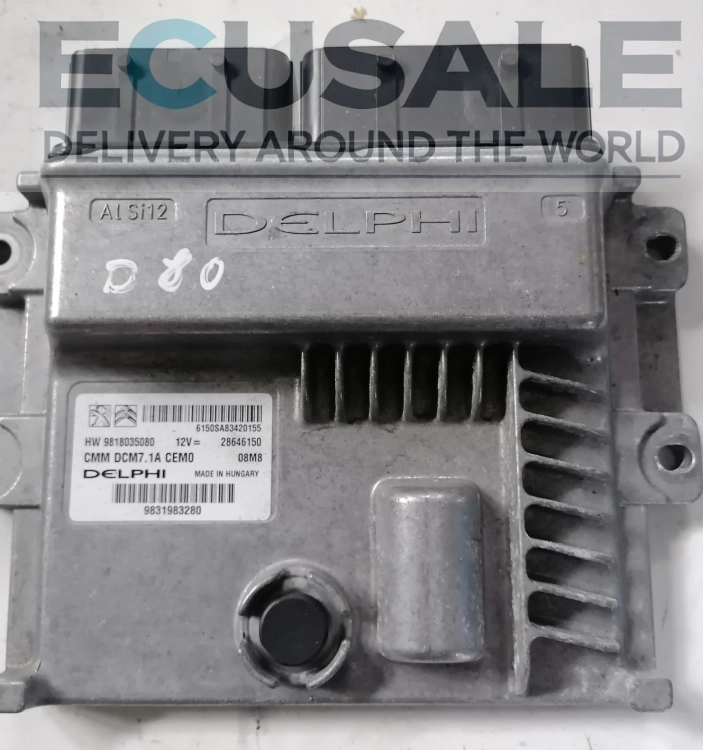 ECU 28646150 9831983280 HW9818035080 DCM7.1A CENTRALINA DO MOTOR