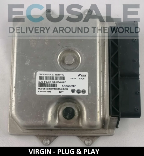 Centralina del motore Fiat Ducato 2.3 55246597 MJD8F3.B2