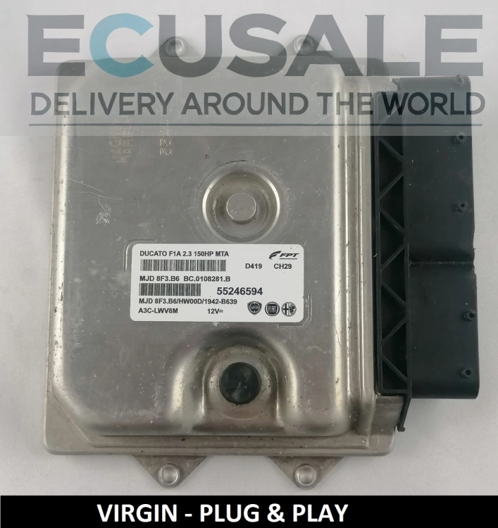 virgin sterownik silnika fiat ducato 2.3 55246594 mjd8f3.b6