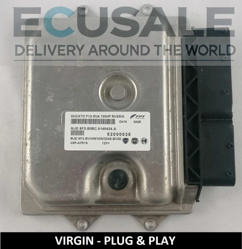 Sterownik silnika 52000038 MJD8F3.BV Fiat Ducato 2.3 Multijet VIRGIN Plug Play