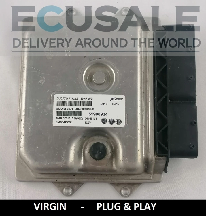 VIRGIN MOTORSTEUERGERÄT Fiat Ducato 2.3 51908934 MJD8F3.B1 Euro 5 – Plug &amp; Play, keine Programmierung erforderlich, TUNING