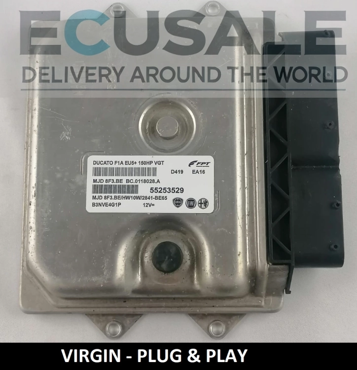 VIRGIN MOTORSTEUERGERÄT Fiat Ducato 2.3 55253529 MJD8F3.BE BC.0118028.A – Plug &amp; Play, einbaufertig